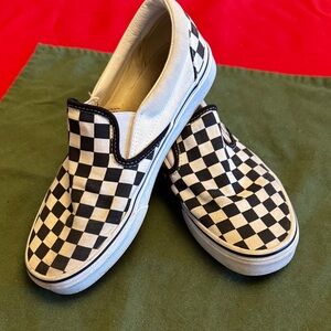 Checkered Slip-On vans Shoes